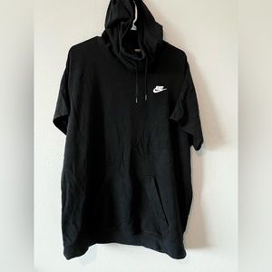Nike Hoodie Short Sleeve Large